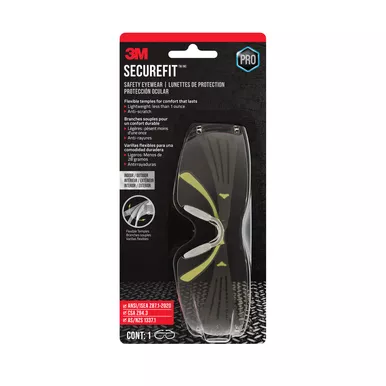 3M™ SecureFit™ 400 Indoor/Outdoor Eye Protection, Mirror, Anti-Scratch SF400M-DC-5-M, 1 Eyewear, 5/case - 7100326730